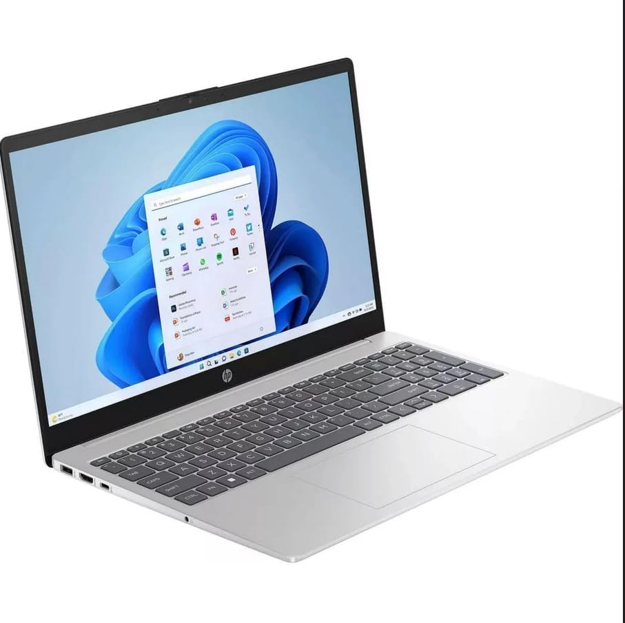 HP 2025 15.6 FHD inch Laptop PC,Intel Core i7-1355U, 16 GB RAM, 512GB SSD,Backlit Keyboard, Wi-Fi6,Bluetooth 5.3,Windows 11 Home,Silver (Renewed)