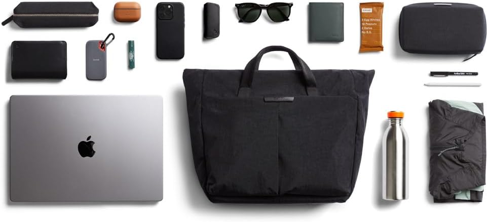 Bellroy Tokyo Messenger Bag (14' laptop bag, professional commuter briefcase) - Raven