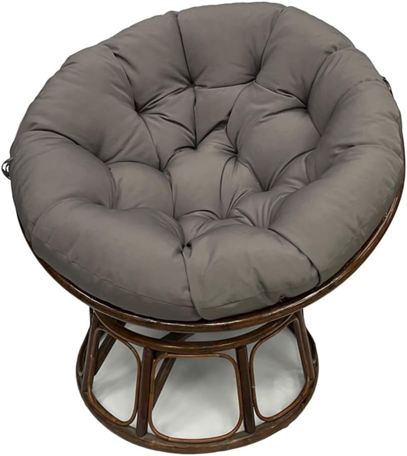 Rocker Chair Pads Thickened Hanging Egg Swing Chair Cushion for Outdoor Patio Garden Swing Chair Black 59' x 43'