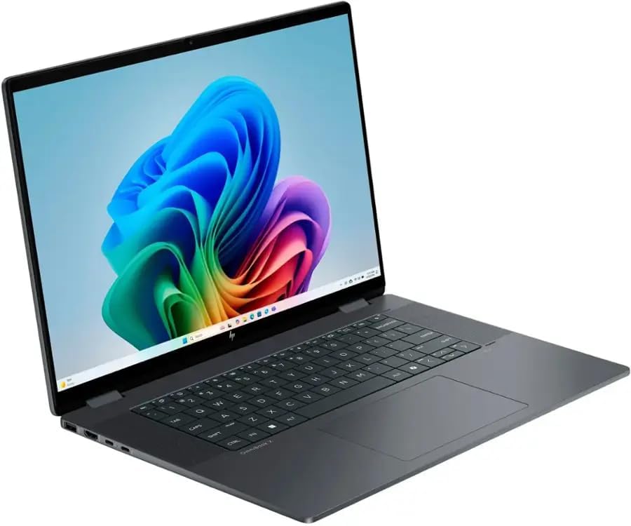 HP OmniBook X Flip 2-in-1 Laptop 2025, 16' WUXGA IPS Touchscreen ~ Ultra 7 256V 8-Core ~ Arc Graphics 140V ~ 16GB LPDDR5~4TB SSD ~ Backlit KB ~ Thunderbolt 4 ~ Wi-Fi 6E ~ Win11 Home WWC 32GB USB
