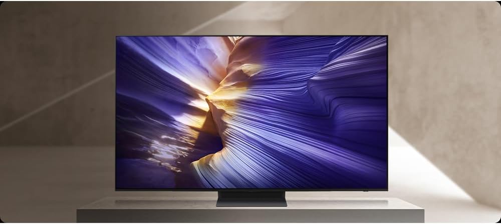 Samsung 65 inch OLED 4K S90F Vision AI Smart TV (2025) (Renewed) Bundle with Deco Gear 6FT HDMI 2.0 Cable and CPS Exclusive 26 Month Protection Pack (BEACH-CPS-26M3500)