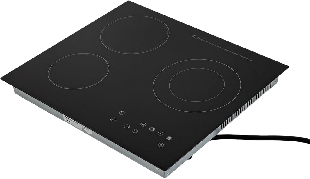 3 Burner Induction Cooktop with Timer, Portable Induction Cooker Electric Stove Top Sensor Touch Stove Multiple Power Levels Adjustable Temperature for Cooking, Black