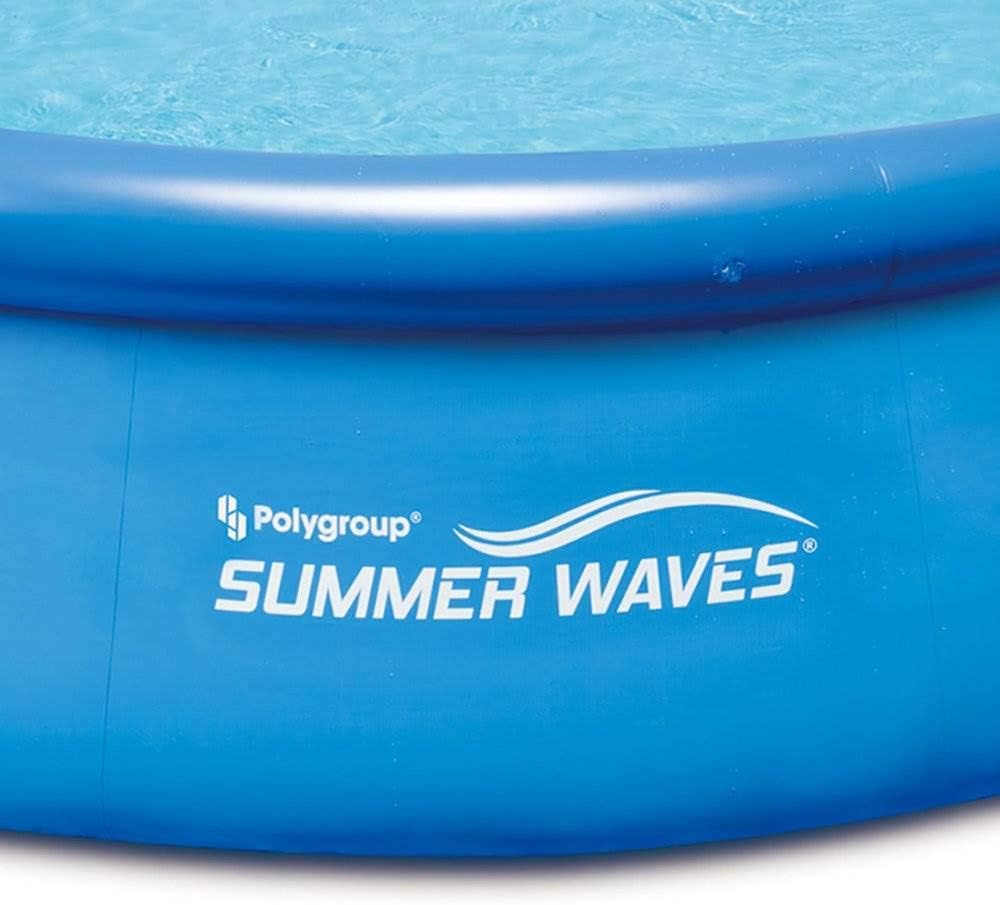 Summer Waves 12' Ft. Quick Set Inflatable Above Ground Pool with Filter Pump