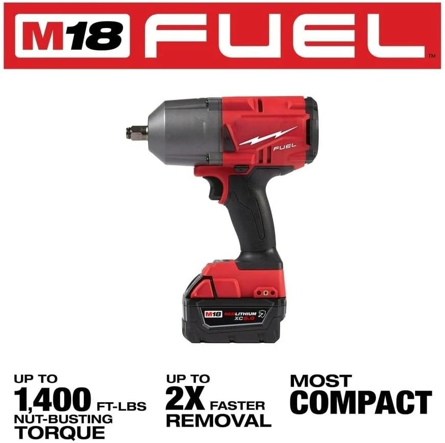 2767-22GR Cordless Combo Kits for Milwaukee M18 FUEL High Tourque Impact Wrench/Grease Gun