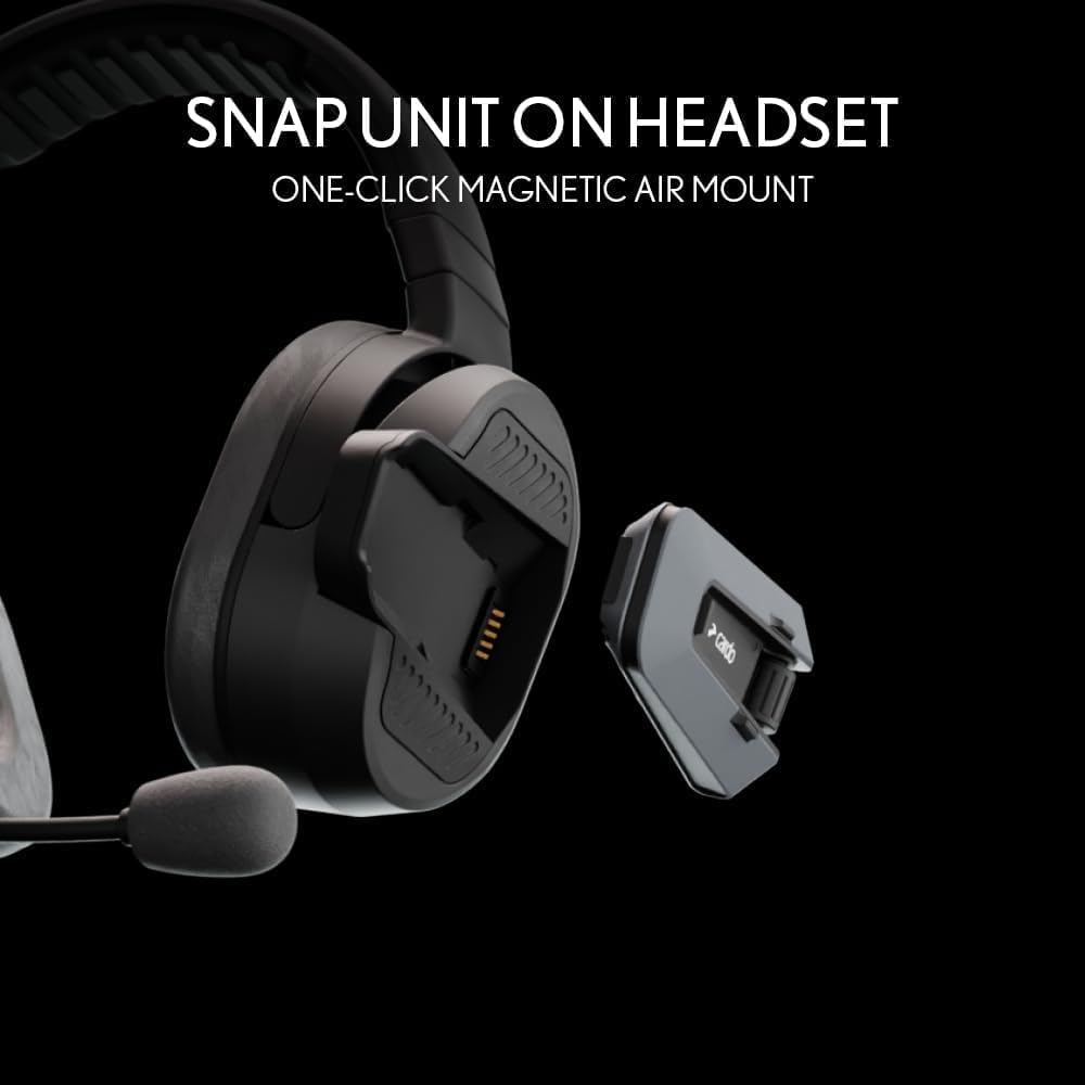 Cardo Packtalk Edgephone for ORV - Crafted for the Rough terrains and Cellular-Free connectivity for Non-Helmet Applications - Duo Pack