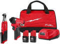 NEW 3453-22HSR Combo Kit for Milwaukee M12 FUEL 12V 3453-20 1/4' HEX Impact Driver 2567-20 3/8' Hi-Speed Ratchet