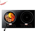 Double Induction Cooktop, Electric Induction Cooktop 2 Burners,2400W Portable Induction Cooktop,Touch Control, Induction Stove for Fast Cooking, Bulit-in&Countertop