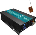 WZRELB 3000W 12V 120V DC to AC Pure Sine Wave Solar Power Inverter with Remote Control Switch