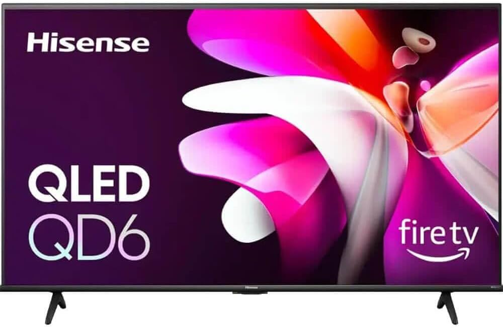 Hisense 75QD65NFKIT1 75 inch Class QD65 Series QLED 4K UHD Smart Fire TV with Streaming Bundle HDMI Cable and 12 Month