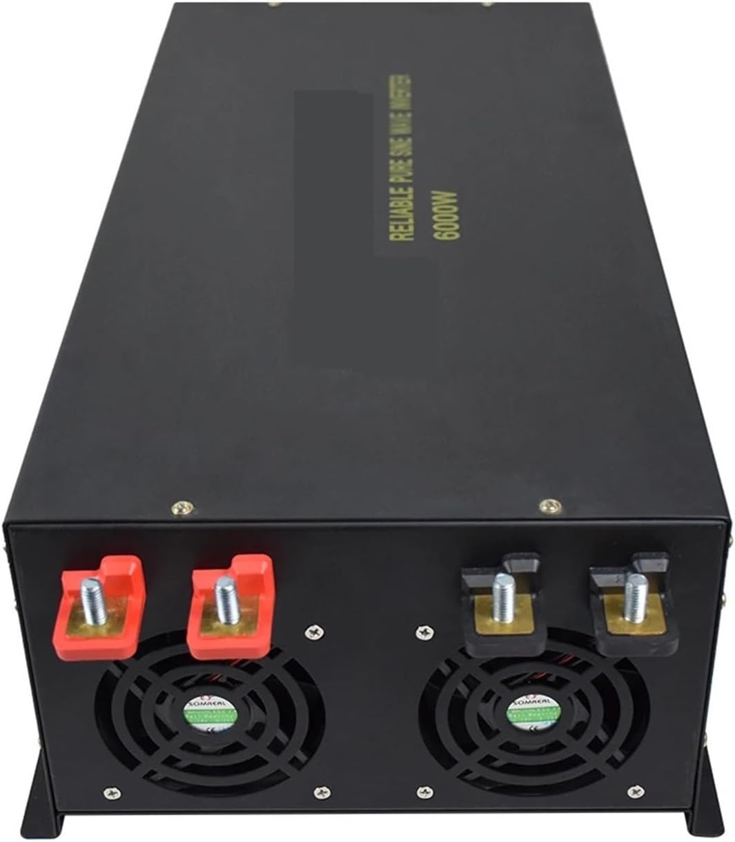 Pure Sine Wave Inverter 12V to 220V 6000W Solar Generator Inverter Power Bank DC to AC Converter 24V/48V to 120V/230/240V(36V,110V)