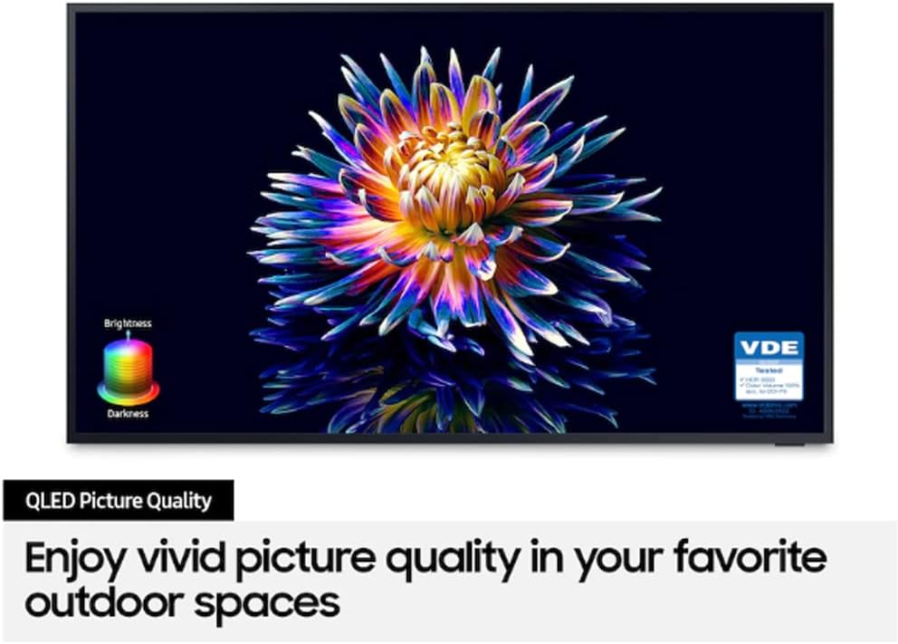 Samsung QN65LST9TAFXZA 65 inch The Terrace Full Sun Outdoor QLED 4K Smart TV Bundle with Premium 2 YR CPS Enhanced Protection Pack