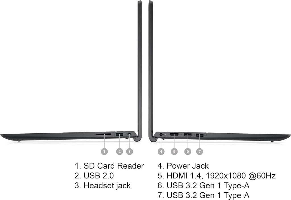 Dell Inspiron 15 Business Laptop, 15.6' FHD Touchscreen,with Lifetime Microsoft Office Intel 10-Core i5-1334U,16G,1TB SSD, Intel UHD Graphics, Win 11 Pro Black for Business and College Students