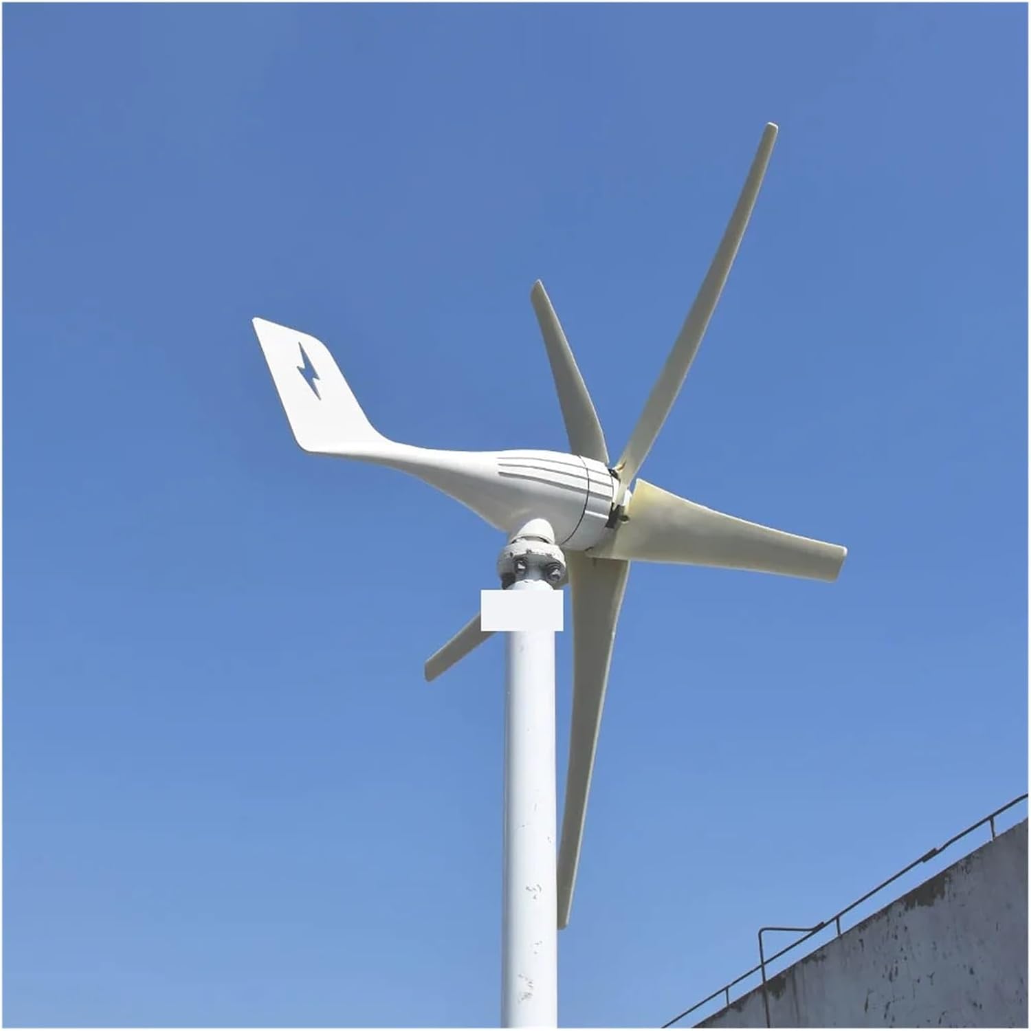 Wind Turbine Generator 3000W 5000W 7000W 12V 24V 48V 3 Blades Horizontal Wind Turbine Power Generator Windmill With MPPT Hybrid Charger Controller Low Starting Speed for Home(Wind turbine only,12V_700