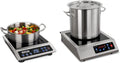 ChangBERT Portable Induction Cooktop 18 Temp Settings Countertop Burner & Induction Cooktop 208-240V 3200W NSF Certified Commercial Range Countertop Burner