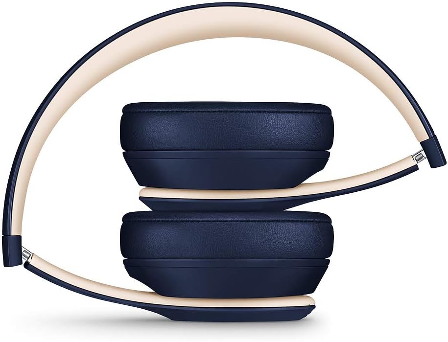 Beats Solo3 Wireless On-Ear Headphones - Apple W1 Headphone Chip, Class 1 Bluetooth, 40 Hours of Listening Time, Built-in Microphone - Club Navy (Latest Model)