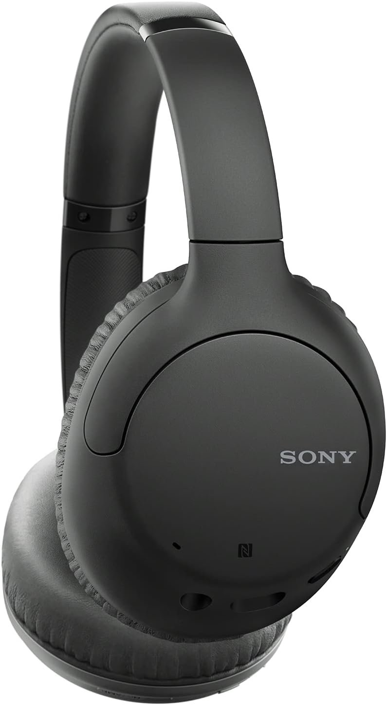 Sony Noise Canceling Headphones WHCH710N: Wireless Bluetooth Over The Ear Headset with Mic for Phone-Call and Alexa Voice Control, Black