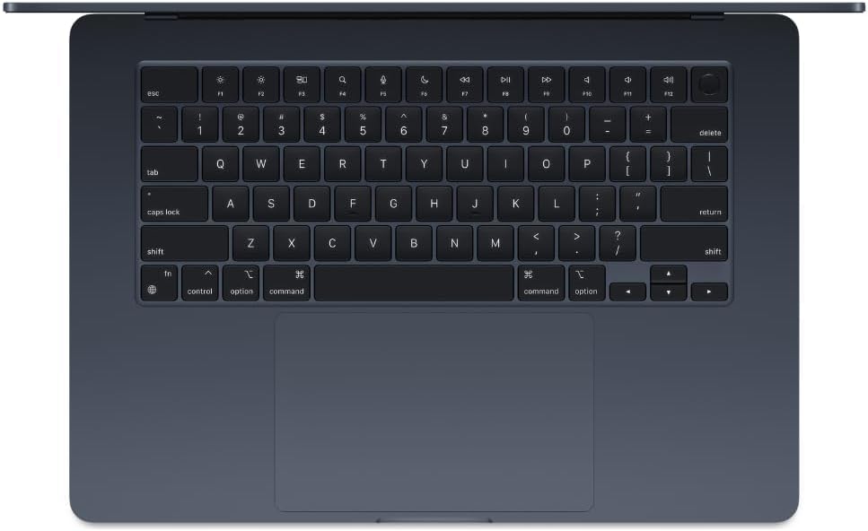 2023 Apple MacBook Air with Apple M2 Chip with 8-Core CPU/10-Core GPU (15-inch, 8GB RAM, 1TB SSD Storage) (QWERTY English) Midnight (Renewed)