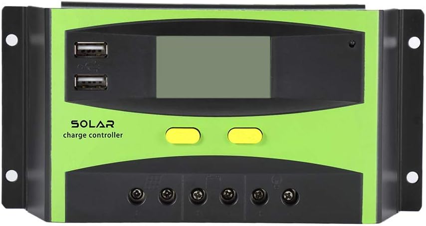 300 Watts monocystalline Solar Panel Kit + 30A LCD Solar Panel Controller + 5M Solar Cable + Y Connectors +mounting Brackets for RV, Camping, Caravans, Boat, 12V/24V Battery Charging