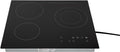 24' 3-Fire Hearth Built-In Ceramic Cooktop, 110V 2600W Countertop Portable Cooking Electric Cooktop, Radiant Touch Timer Ceramic Electric