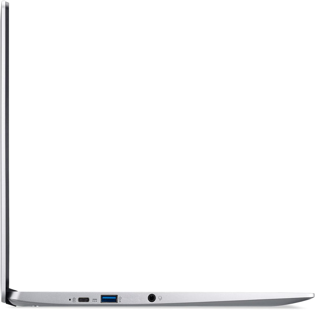 acer Chromebook 315 CB315-3H-C19A Laptop Intel Celeron N4000 15.6 HD (1366 x 768) Display | 4GB LPDDR4 | 64GB eMMC | Intel Wireless 802.11ac Gigabit Wi-Fi | Chrome OS | Sleeve | Pure Silver
