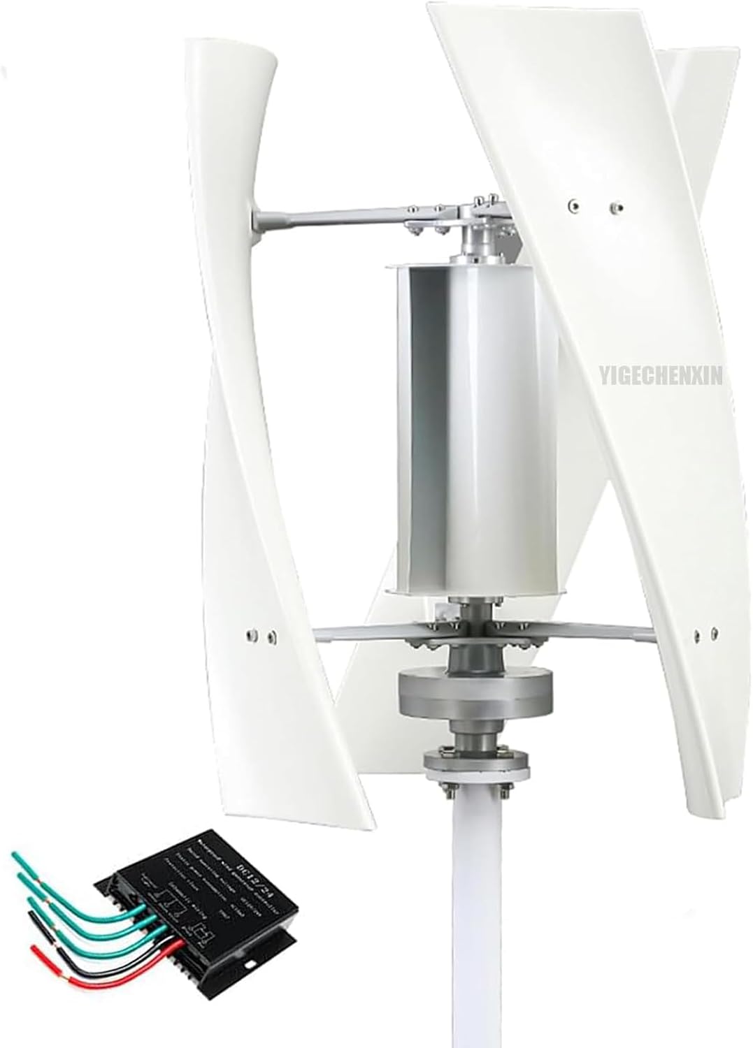 3000W Wind Turbine Generator Set, Household Noise Free 3-Blade Windmill Generator 12V 24V 48V 220V with Controller Suitable for Ships, Terraces, Cabins, Homes