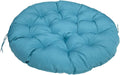 Lifup Water Resistant Papasan Cushion, Rocker Chair Pads, Hammock Seating Cushion for Hanging Egg Chair Folding Garden Sofa Patio Garden Swing Chair Peacock Blue Round 47'