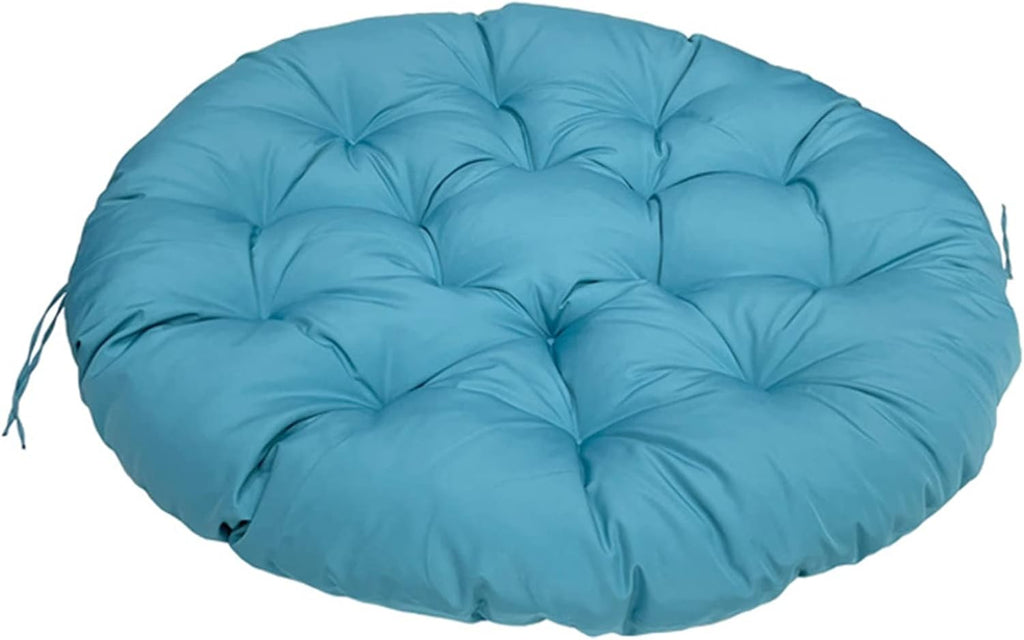 Lifup Water Resistant Papasan Cushion, Rocker Chair Pads, Hammock Seating Cushion for Hanging Egg Chair Folding Garden Sofa Patio Garden Swing Chair Peacock Blue Round 51'