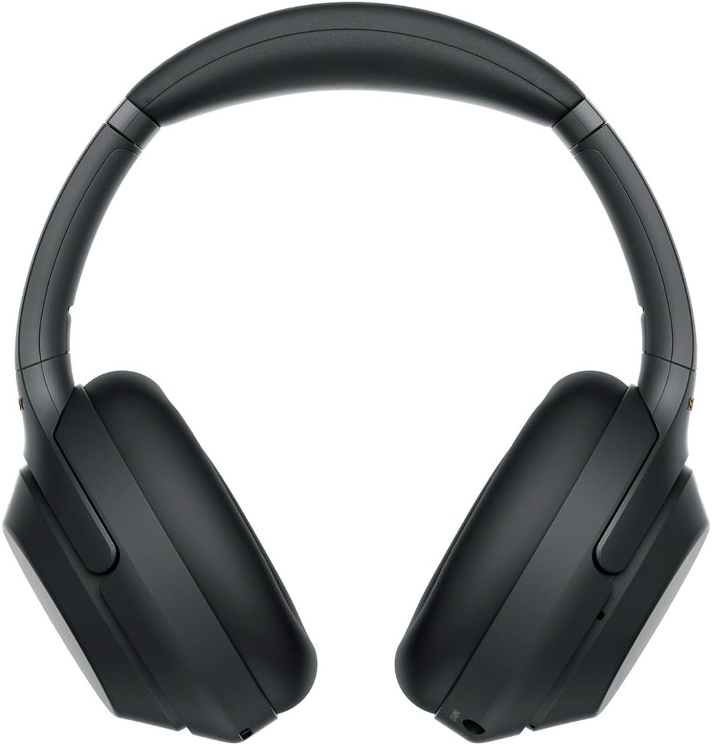 Sony WH1000XM3 Noise Cancelling Headphones, Wireless Bluetooth Over the Ear Headset – Black (2018 Version)