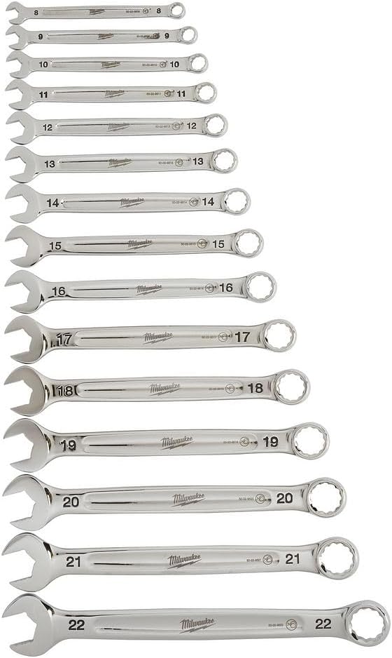 MLW48-22-9515 Combination Wrench Set, Metric