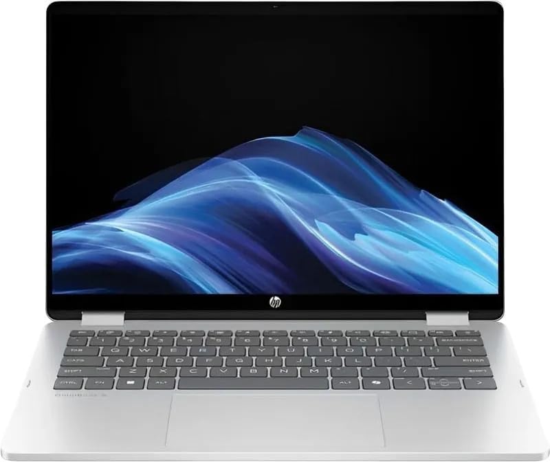 HP 2025 Laptop | OmniBook 5 Flip 2-in-1 | 14' 1920x1200 Touch IPS | Intel-10 Core 7 150U | 16GB LPDDR5 | 512GB SSD | Windows 11 Pro | Wi-Fi 6E - BT 5.3 - Backlit KB - 5MP IR Camera - Glacier Silver