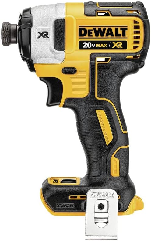 Dewalt DCK249E1M1R 20V MAX XR Brushless Lithium-Ion 1/2 in. Cordless Hammer Drill Driver and Impact Driver Combo Kit with (1) 1.7 Ah and (1) 4 Ah Battery (Renewed)