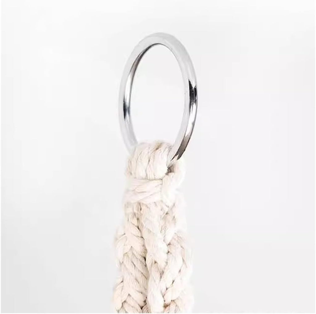 Wicker Chairs Hanging Basket Outdoor Cotton Rope Hanging Chair Balcony Rocking Chair Indoor Homestay Swing Patio Chair