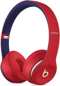 Beats Solo3 Wireless On-Ear Headphones - Apple W1 Headphone Chip, Class 1 Bluetooth, 40 Hours of Listening Time, Built-in Microphone - Club Red (Latest Model)