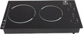 4000W Double Induction Cooktop, 2 Burner Electric Stove Top with 9 Power Levels & Timer, 20.08 Inch Portable Countertop Range with LED Digital Display for Home, Dorm, RV (110-120V)