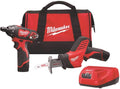 Milwaukee GIDDS2-811052 12-Volt Compact Drill and Hackzall Saw Combo Kit
