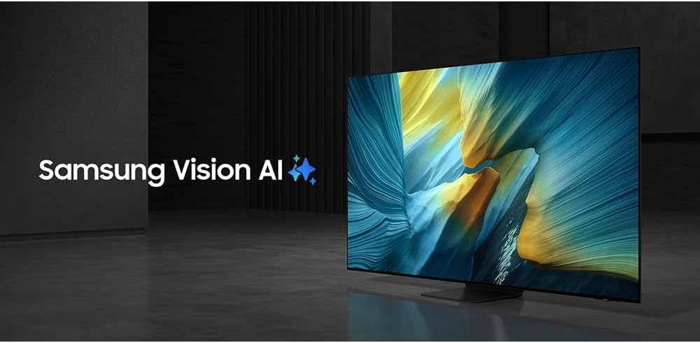 Samsung QN65S95FAFXZA 65 inch OLED 4K S95F Vision AI Smart TV 2025 (Renewed) Bundle with Deco Gear 6FT HDMI 2.0 Cable and CPS Exclusive 26 Month Protection Pack (BEACH-CPS-26M3500)