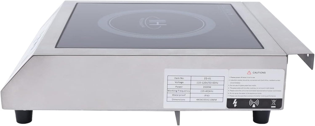 Induction Cooktop,Portable Induction Cooktop Countertop Burner,Professional Countertop Induction Cooktop with Push-button,Overheating Protection (1800W)
