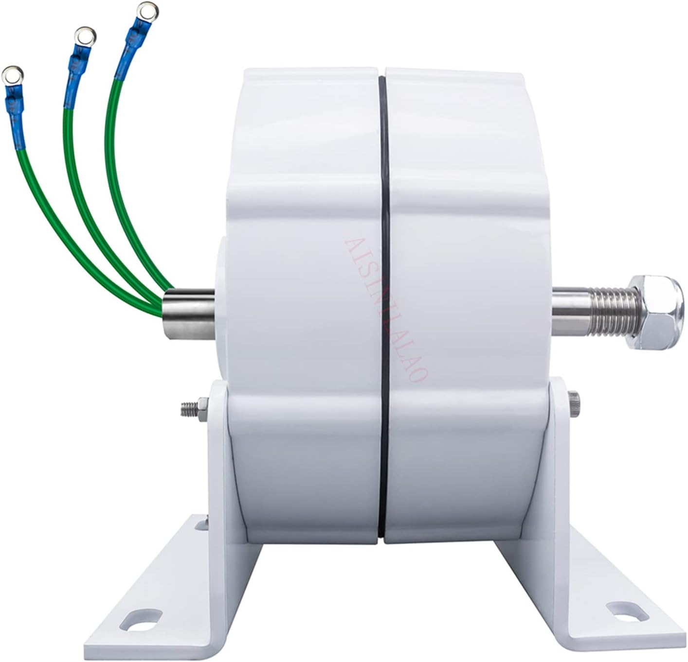 Gearless Permanent Magnet Generator,3000W-9000W Low Speed 12V 24V 48V 220V Ac Alternator for Water Conservancy and Wind Power (with Base)