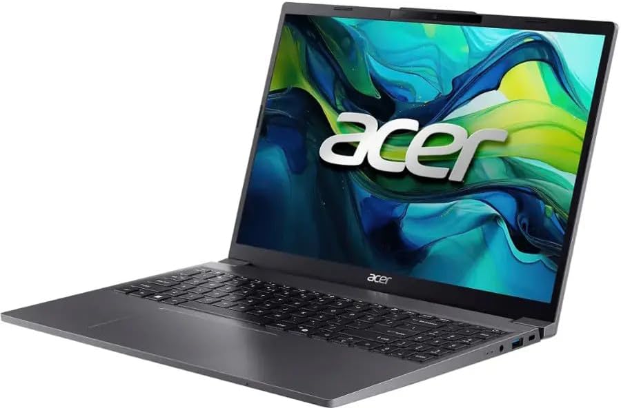 acer 2025 Laptop | Aspire Go 15 | 15.3' 1920 x 1200 IPS | Intel-10 Core i5-1334U | 32GB LPDDR5 | 1TB SSD | Windows 11 Home | Wi-Fi 6 - Bluetooth 5.1-1080p FHD Camera - Steel Gray