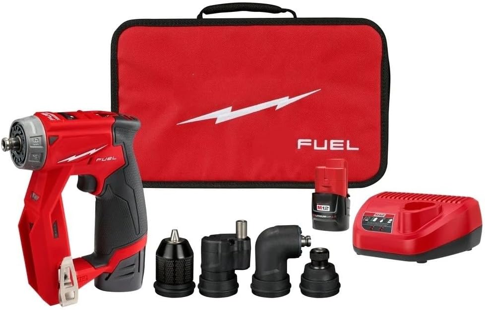 2505-22 Power Drill Drivers for Milwaukee M12 FUEL 12V Installation Drill/Driver Kit - New