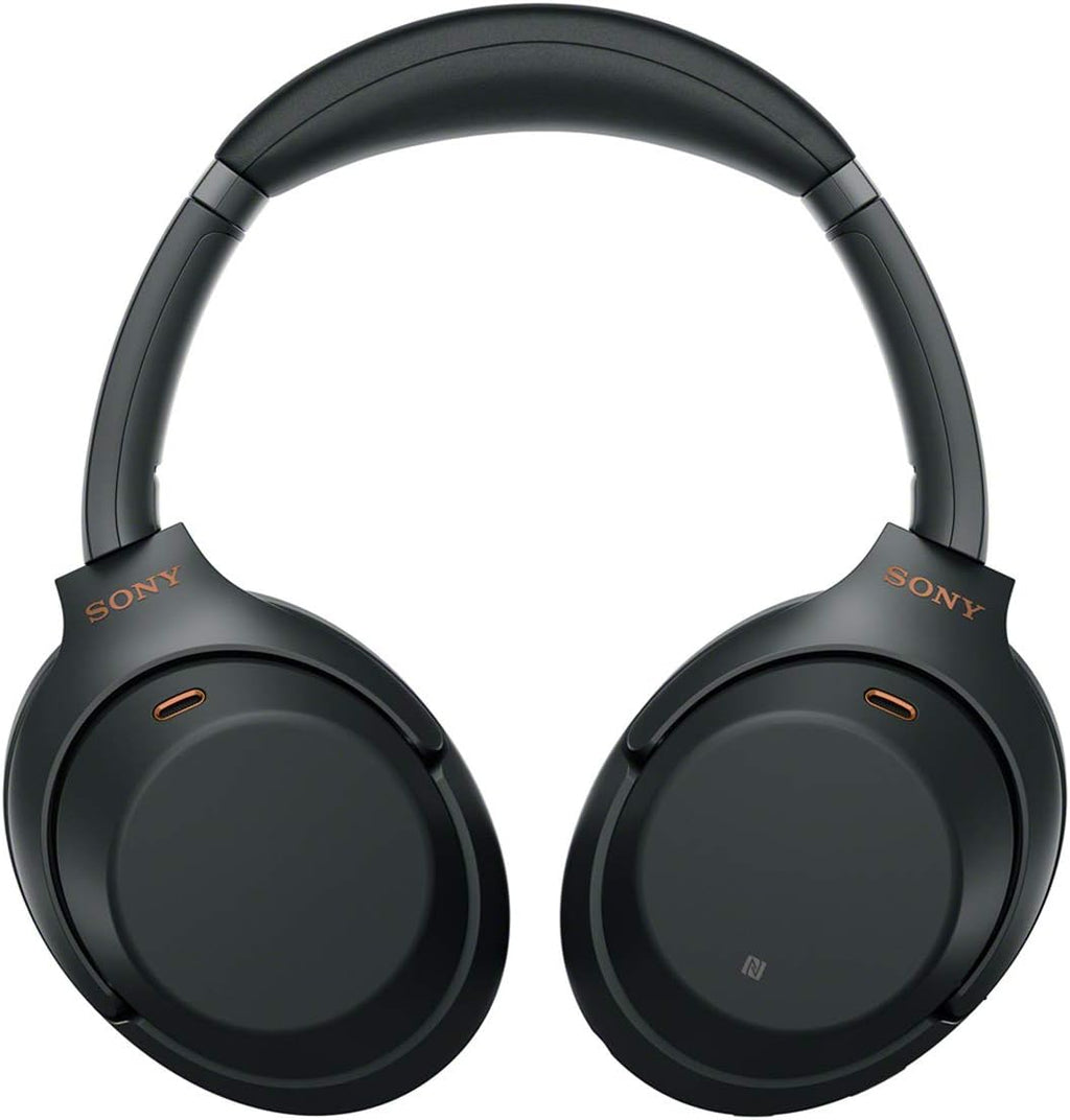 Sony WH1000XM3 Noise Cancelling Headphones, Wireless Bluetooth Over the Ear Headset – Black (2018 Version)