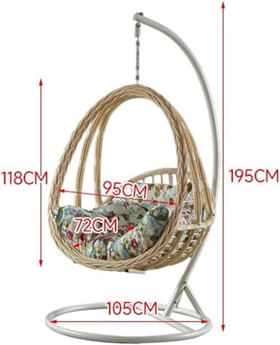 Wicker Chairs Hanging Chair Balcony Rocking Chair Light Luxury Indoor Swing Household Hanging Basket Patio Chair