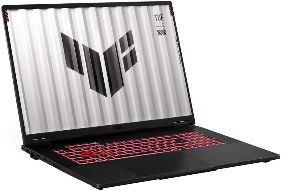 ASUS 2025 Gaming Laptop | TUF Gaming A18 | AMD 8-Core Ryzen 7 260 | NVIDIA GeForce RTX 5060 | 32GB DDR5 | 1TB SSD | 18' 1920x1200 144Hz | Win11 Pro - Wi-Fi 6E - BT 5.3 - RGB Backlit KB - Jaeger Gray