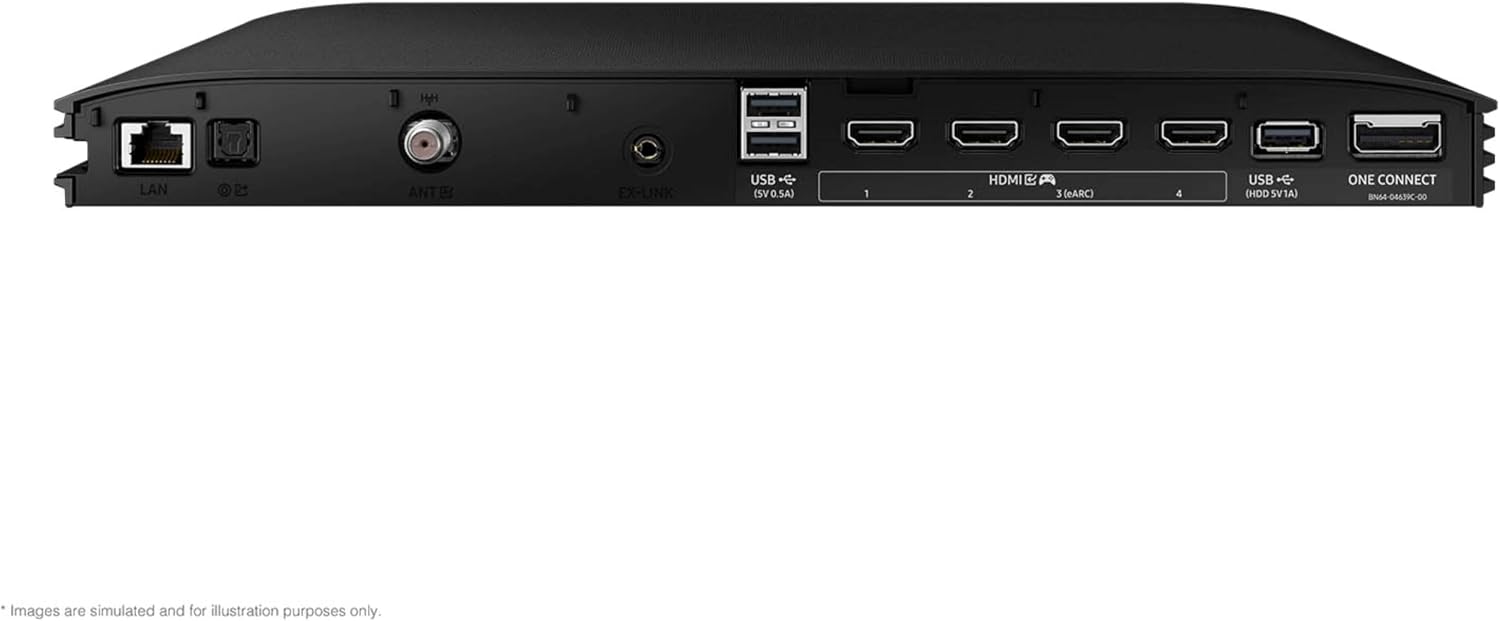 Samsung QN65S95FAFXZA 65 Inch OLED HDR Pro 4K Smart TV with an AudioQuest PQ505NA PowerQuest 505 12 Outlet Surge Protector (2025)