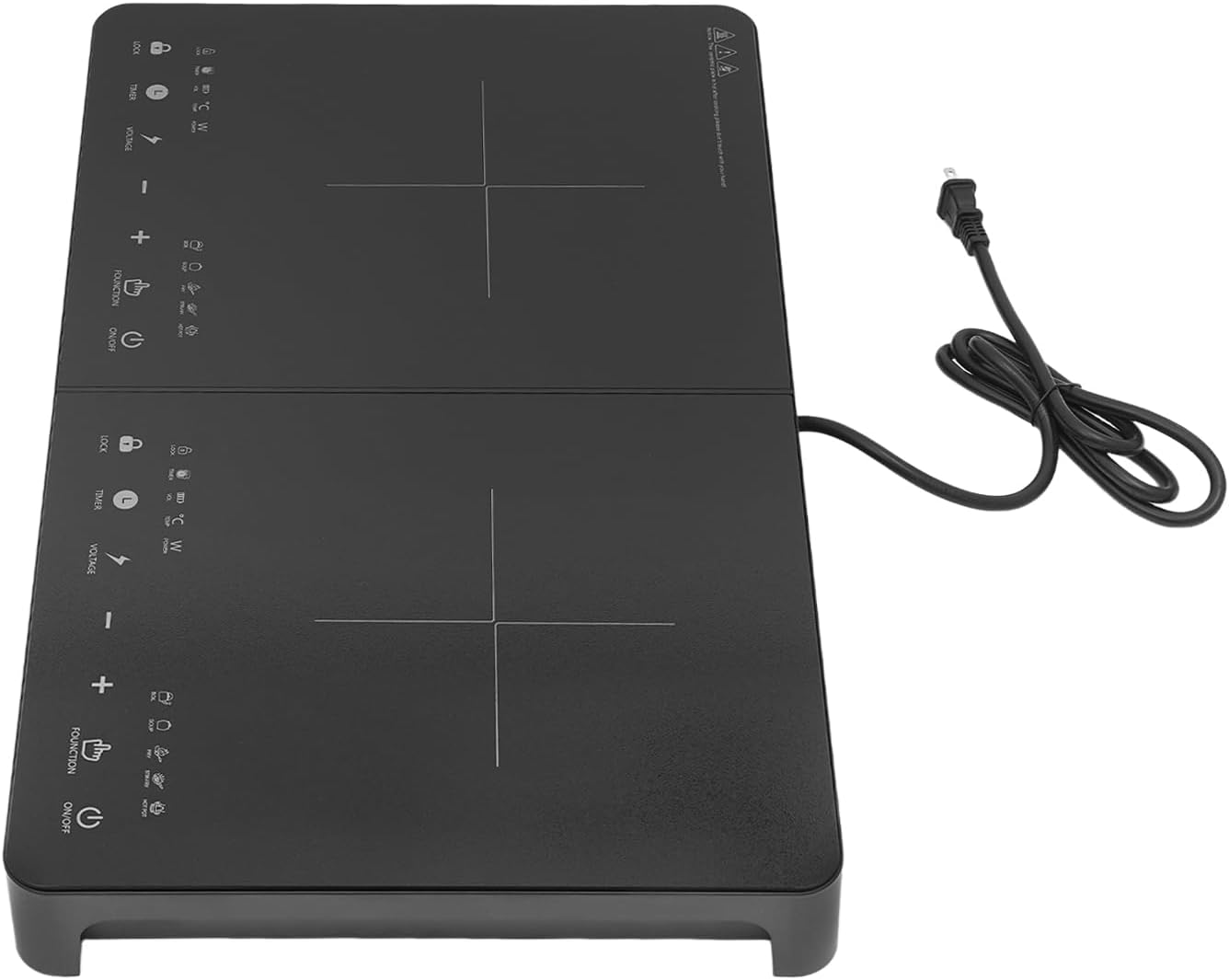 Double Induction Cooktop, Induction Cooktop with 2 Burners, for Home Kitchens, LED Sensor Touch Stove Top