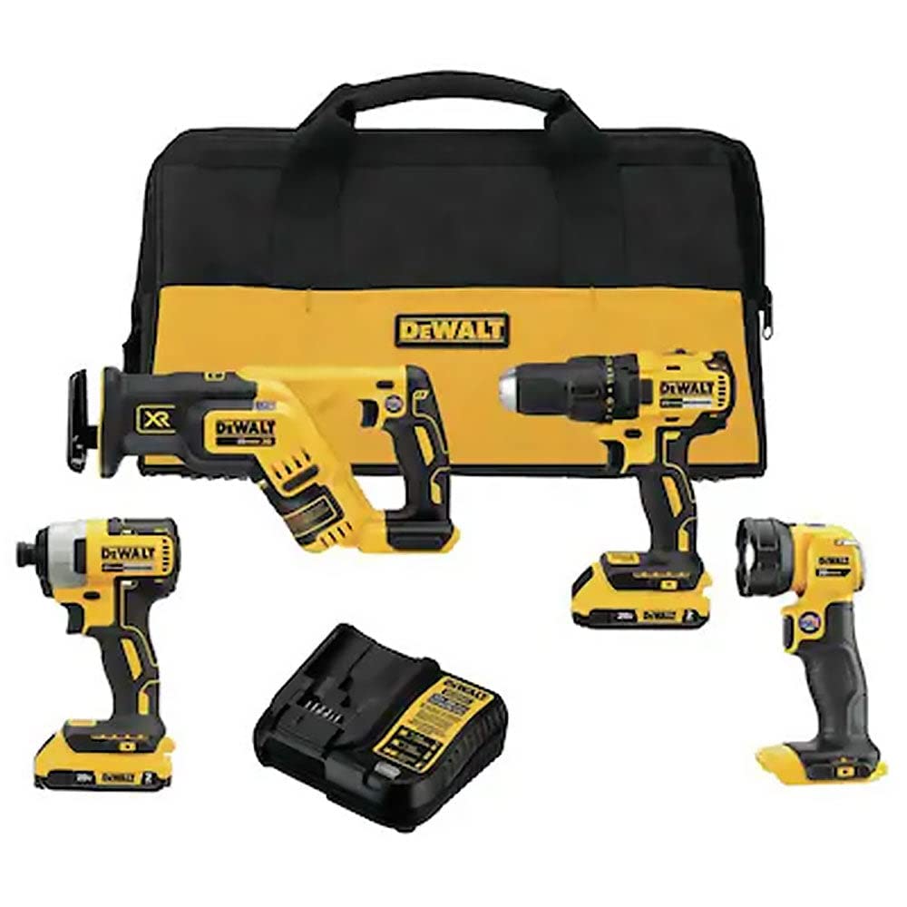 DeWalt DCK487D1M1 20V Max Brushless 4-tool Kit