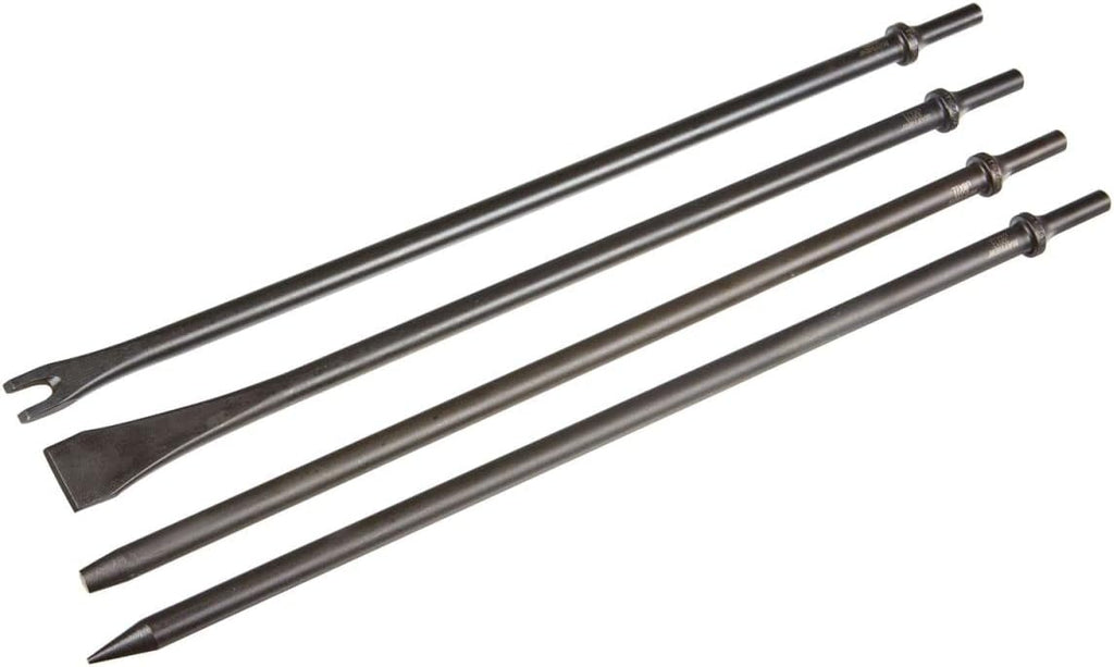 Mayhew Tools 37329 Pneumatic Tool Set, 4-Piece Long #2, Black Oxide Finish