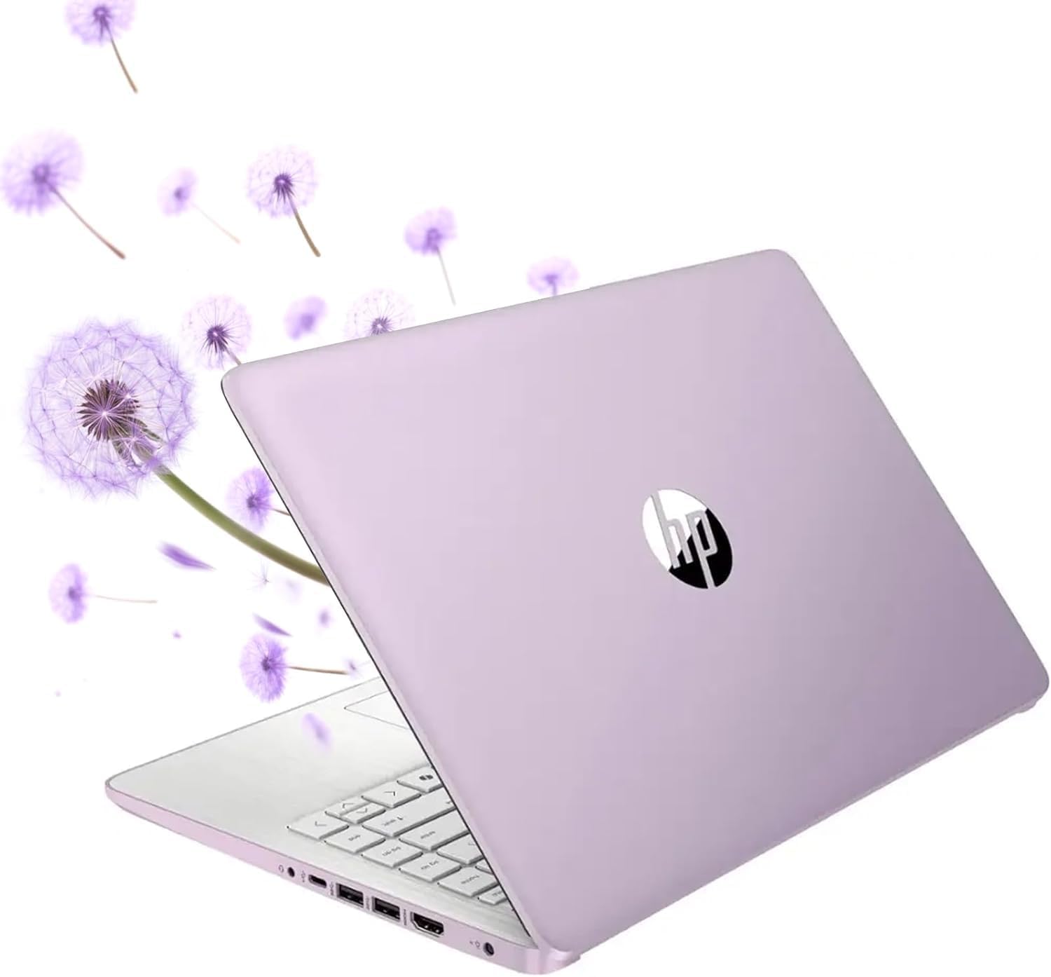 HP 14' HD Student Business Laptop, Intel Quad-Core N150, 8GB RAM, 128GB UFS, 1 Year Office 365, Slim Design, Webcam, HDMI, Bluetooth, WiFi, Win 11 S, Honey Lavender