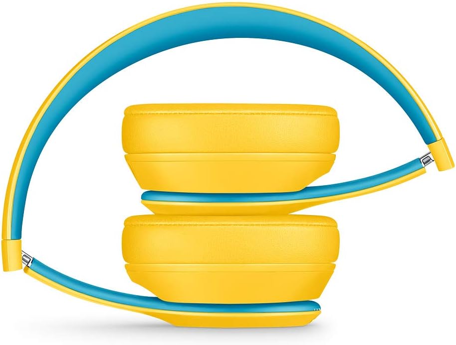 Beats Solo3 Wireless On-Ear Headphones - Apple W1 Headphone Chip, Class 1 Bluetooth, 40 Hours of Listening Time, Built-in Microphone - Club Yellow (Latest Model)