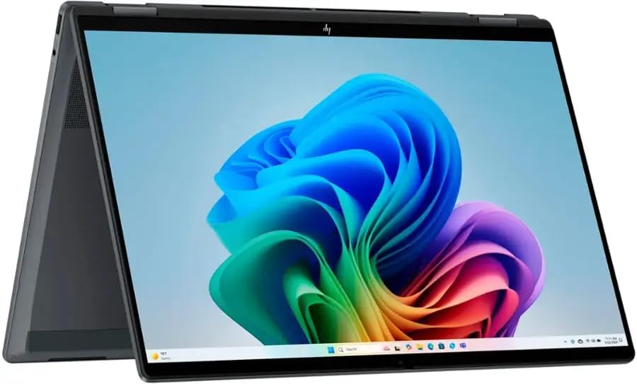 HP OmniBook X Flip 2-in-1 Laptop 2025, 16' WUXGA IPS Touchscreen ~ Ultra 7 256V 8-Core ~ Arc Graphics 140V ~ 16GB LPDDR5~1TB SSD ~ Backlit KB ~ Thunderbolt 4 ~ Wi-Fi 6E ~ Win11 Home WWC 32GB USB